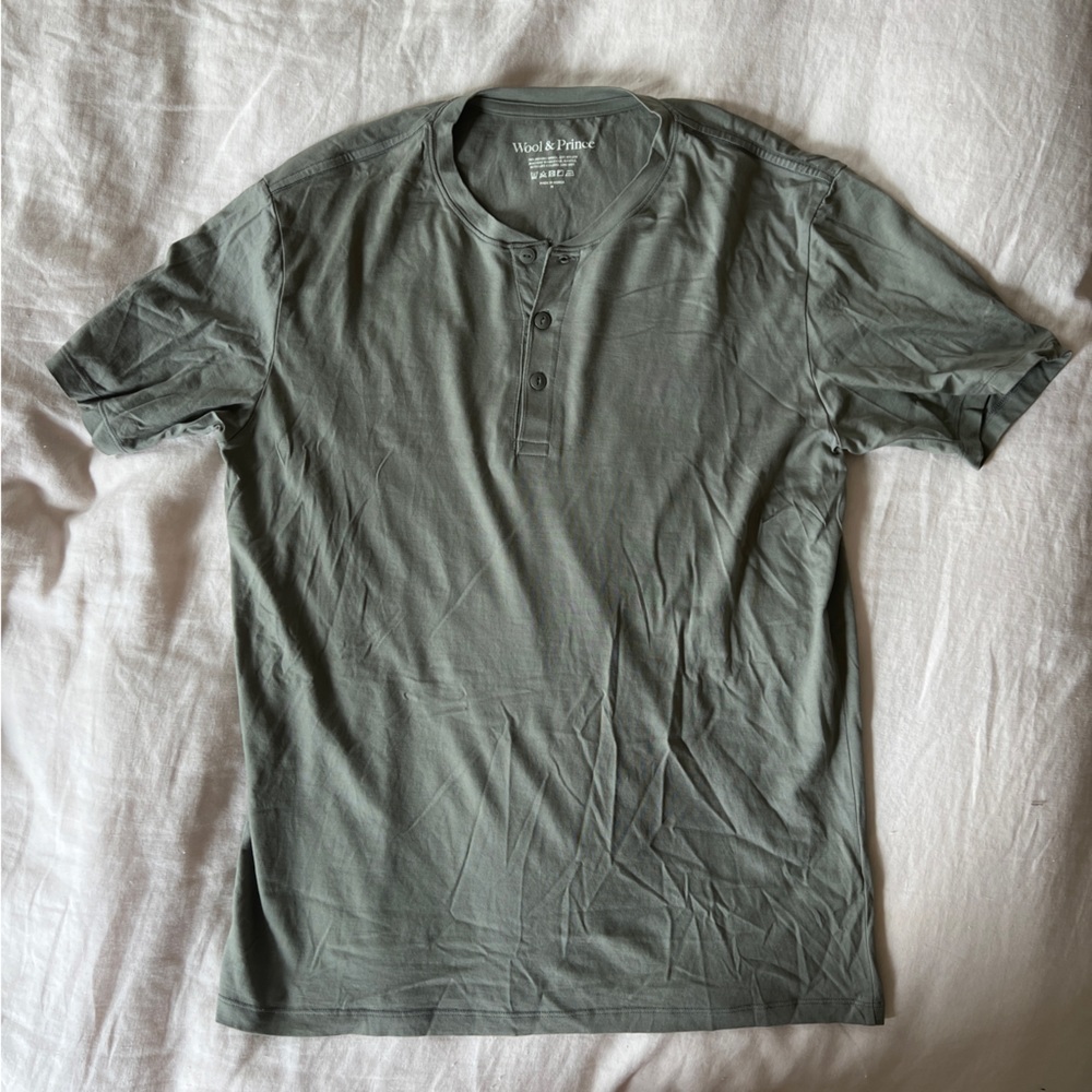 Wool and Prince merino Henley